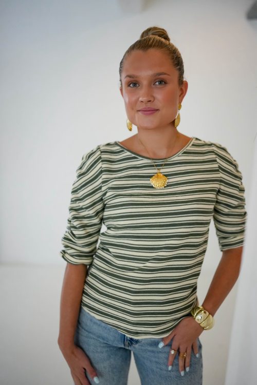 Lofty Manner Top Ariane Dark Green