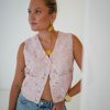 Feye Flower Gilet Pink