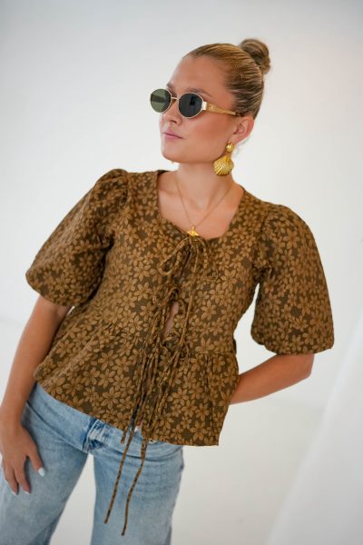 Yessie Top Brown - Afbeelding 3