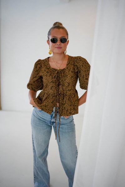 Yessie Top Brown - Afbeelding 2