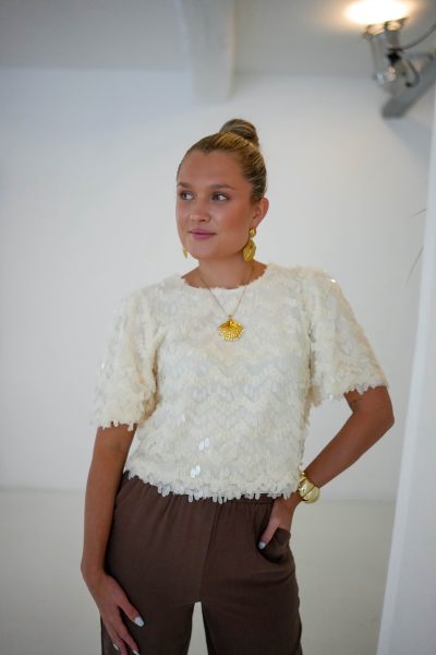 Feline Pailletten Top - Afbeelding 4