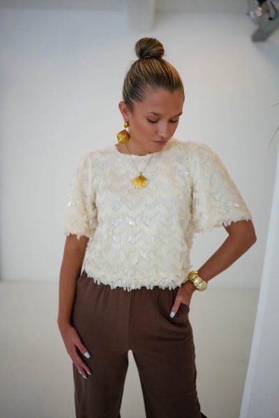 Feline Pailletten Top - Afbeelding 3