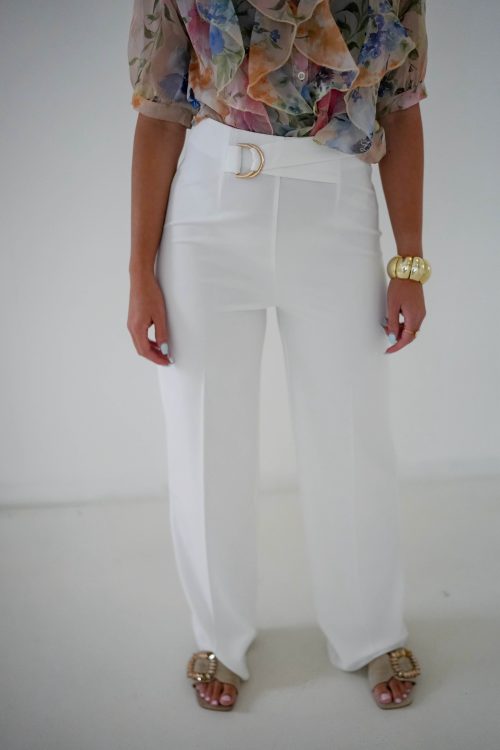 Pia Pants White