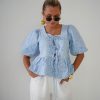 Yessie Top Light Blue