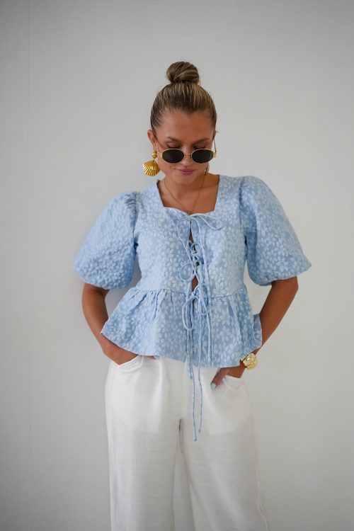 Yessie Top Light Blue