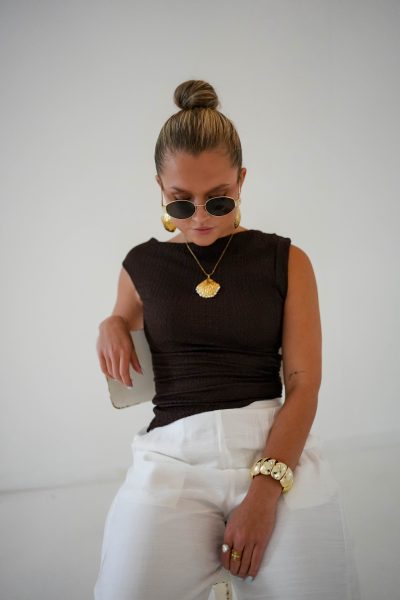 Joelle Top Brown - Afbeelding 4