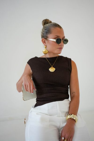 Joelle Top Brown - Afbeelding 5