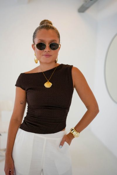 Joelle Top Brown - Afbeelding 2