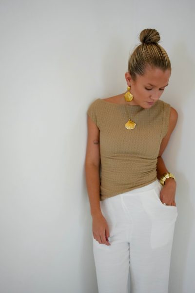 Joelle Top Light Brown - Afbeelding 2