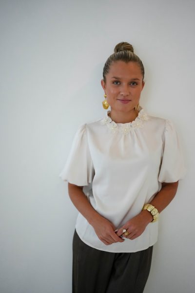 Maxim Blouse Pearl Flower - Afbeelding 5