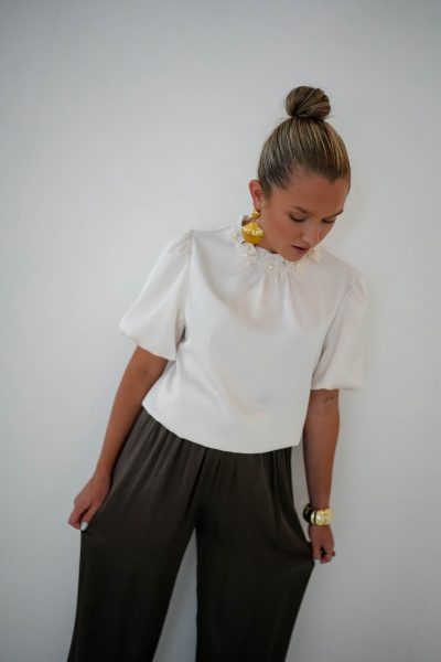 Maxim Blouse Pearl Flower - Afbeelding 3