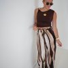 Millia Stripe Pants Choco