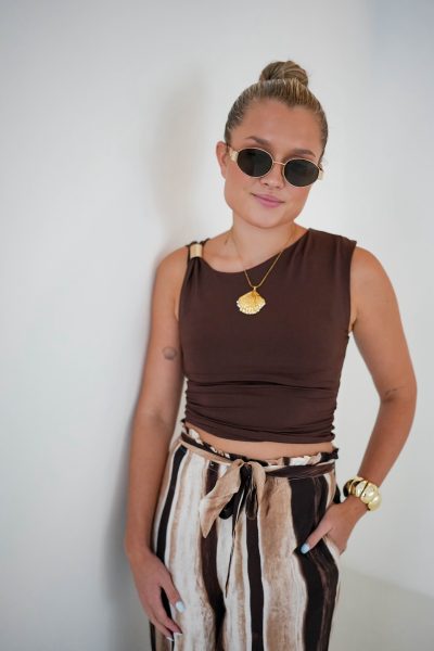 Nikki Top Brown - Afbeelding 2