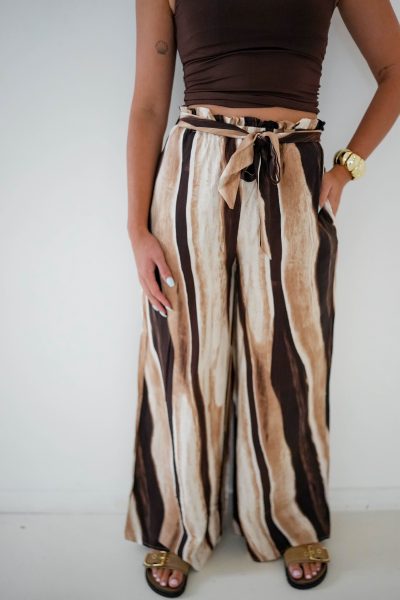 Millia Stripe Pants Choco - Afbeelding 6