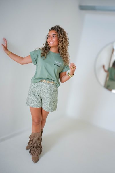 Lofty Manner T-Shirt Lilou Dark Green - Afbeelding 7