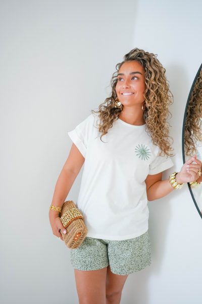 Lofty Manner T-Shirt Lilou Offwhite - Afbeelding 3