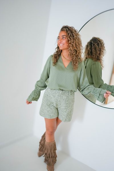 Lofty Manner Short Desiree Dark Green - Afbeelding 6