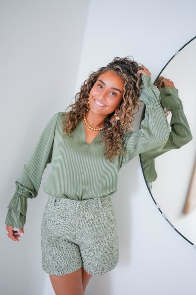 Lofty Manner Blouse Sofie Dark Green