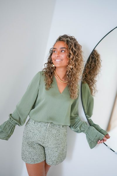 Lofty Manner Blouse Sofie Dark Green - Afbeelding 6