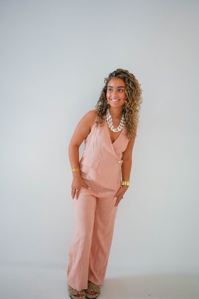 Nyah Jumpsuit Peach