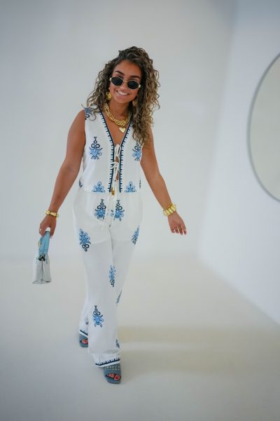 Alke Set White Blue