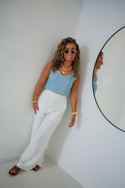 Linnen White Pants - Afbeelding 2