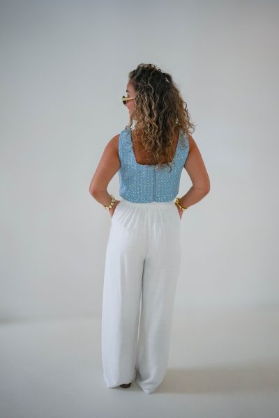 Linnen White Pants - Afbeelding 5