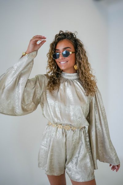 Yuna Playsuit Gold