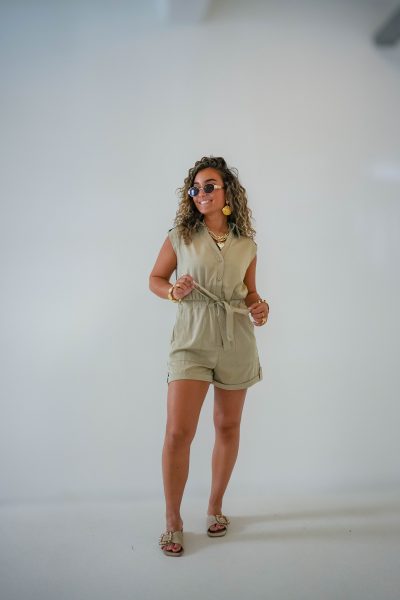 Lotte Playsuit Taupe - Afbeelding 2