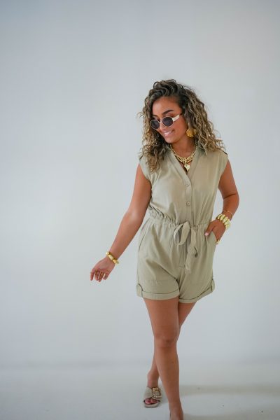 Lotte Playsuit Taupe - Afbeelding 7