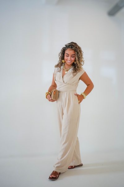 Bea Jumpsuit Beige