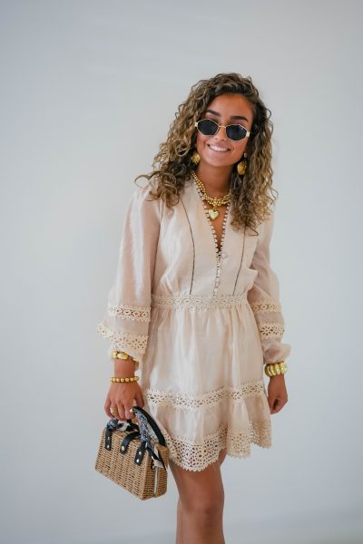 Kaya Dress Beige - Afbeelding 3