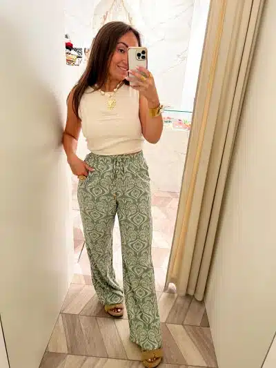 Lofty Manner Trouser Elise Lavander Print - Afbeelding 3