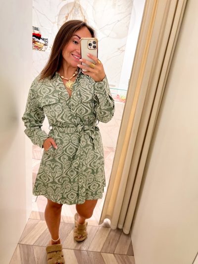 Lofty Manner Dress Gabrielle Lavander Print