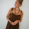 Merle Dress Brown