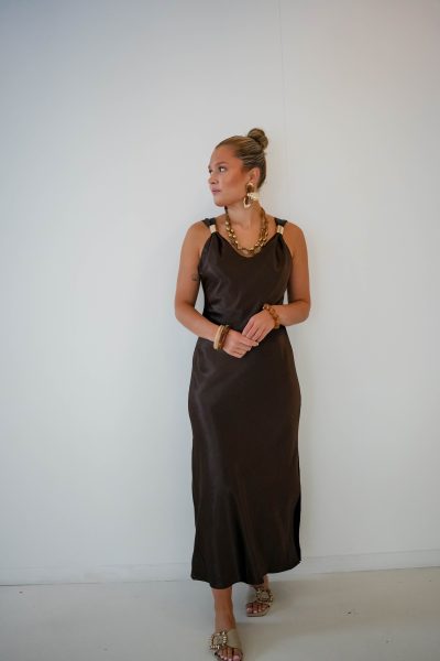 Samira Dress Brown - Afbeelding 5