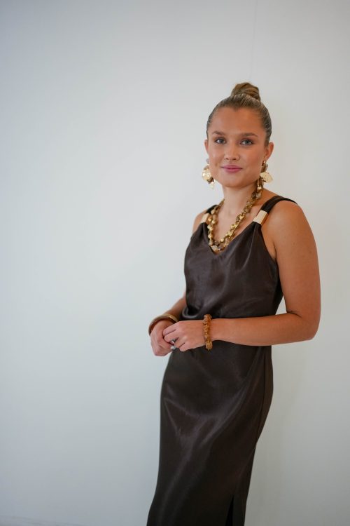 Samira Dress Brown