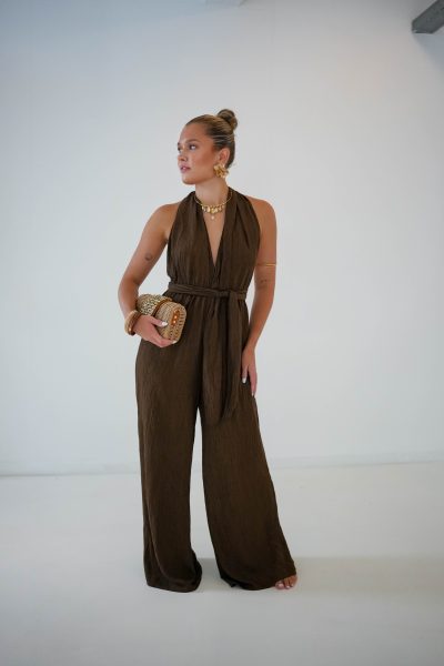 Lola Jumpsuit Choco Glitter - Afbeelding 6