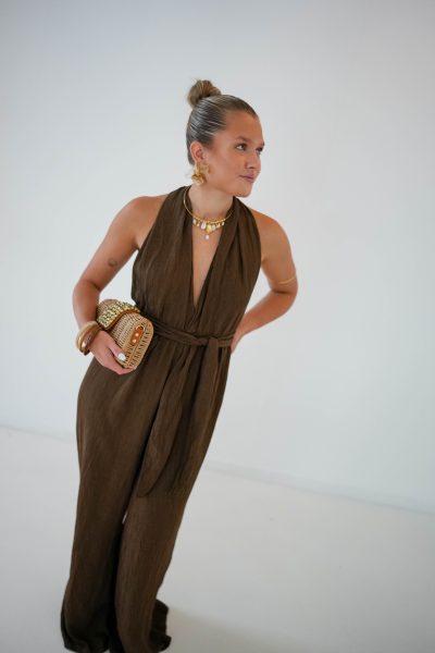 Lola Jumpsuit Choco Glitter - Afbeelding 5