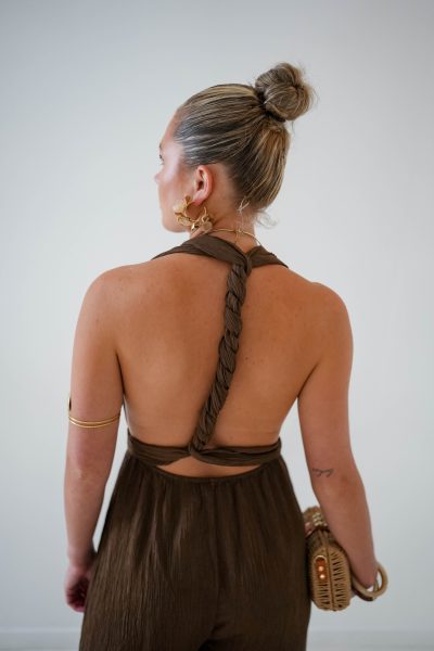 Lola Jumpsuit Choco Glitter - Afbeelding 7
