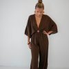 Vera Jumpsuit Choco Glitter