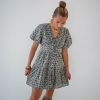 Noah Embroidery Dress Coffee