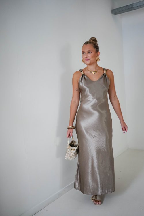 Samira Dress Taupe