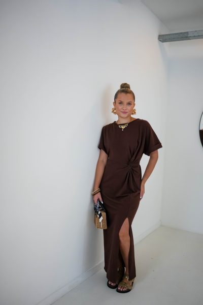 Rilana Dress Brown - Afbeelding 3