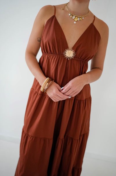 Sun Dress Terracotta - Afbeelding 4