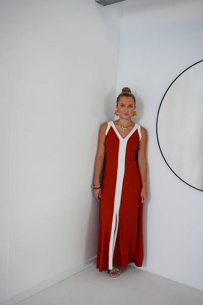 Lori Dress Terracotta - Afbeelding 3