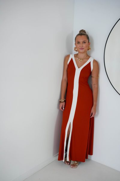 Lori Dress Terracotta - Afbeelding 4