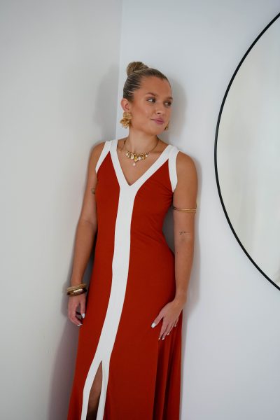 Lori Dress Terracotta - Afbeelding 5