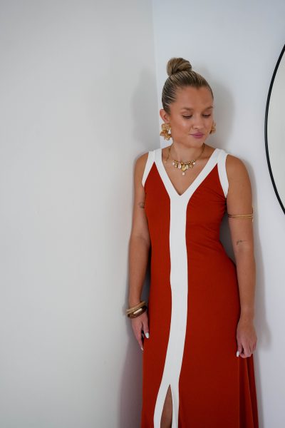 Lori Dress Terracotta - Afbeelding 2