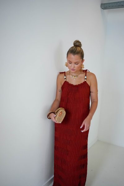 Merle Dress Terracotta - Afbeelding 7